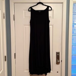 Black sleeveless Eileen Fisher dress